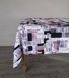 Kamola Khudayberdieva - Tablecloth made of Labels