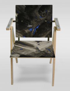 Yrjo Kukkapuro - Ink meteorology chair limited edition